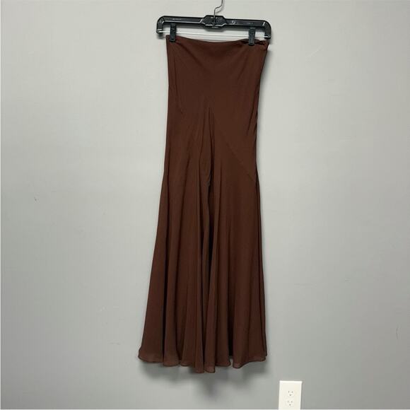 Reformation Skirt Brown - Picture 3 of 7